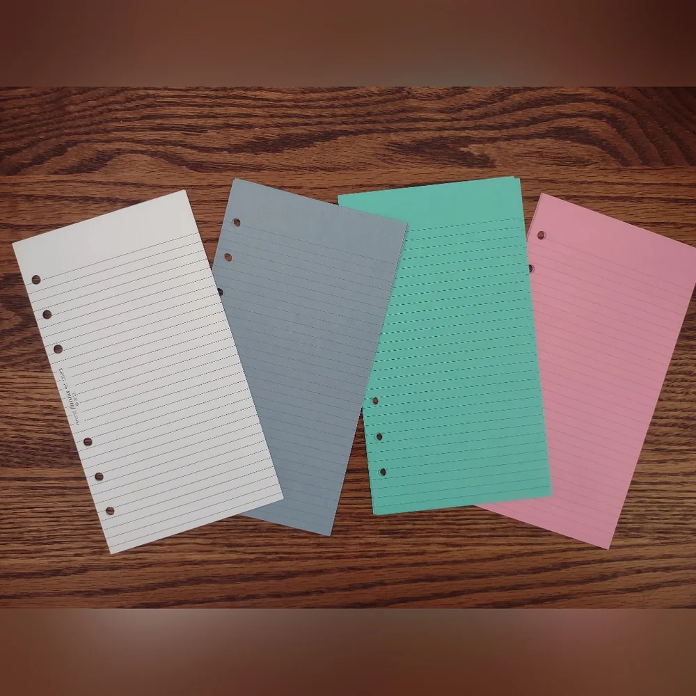Filofax A6 Organizer Refill Sheets *** Final Price ***
